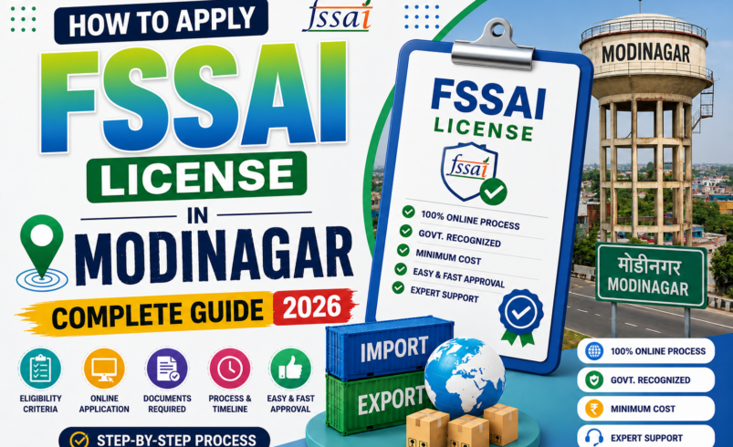 How to Apply FSSAI License in Modinagar – Complete Guide 2026