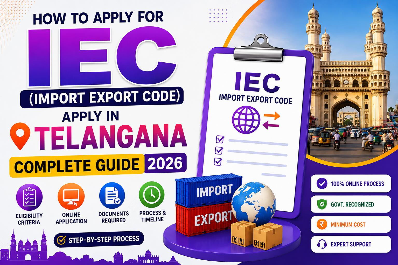 How to Apply for IEC (Import Export Code) Apply in Telangana – Complete Guide 2026