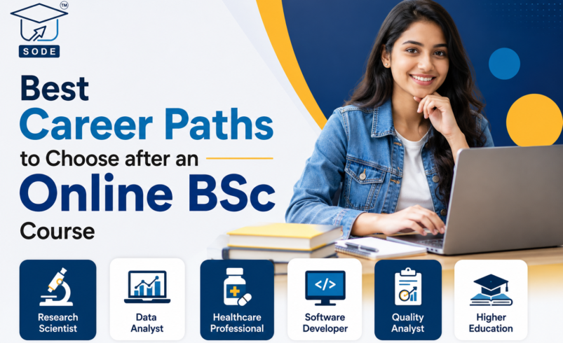 Best Career Paths to Choose after an Online BSc Course
