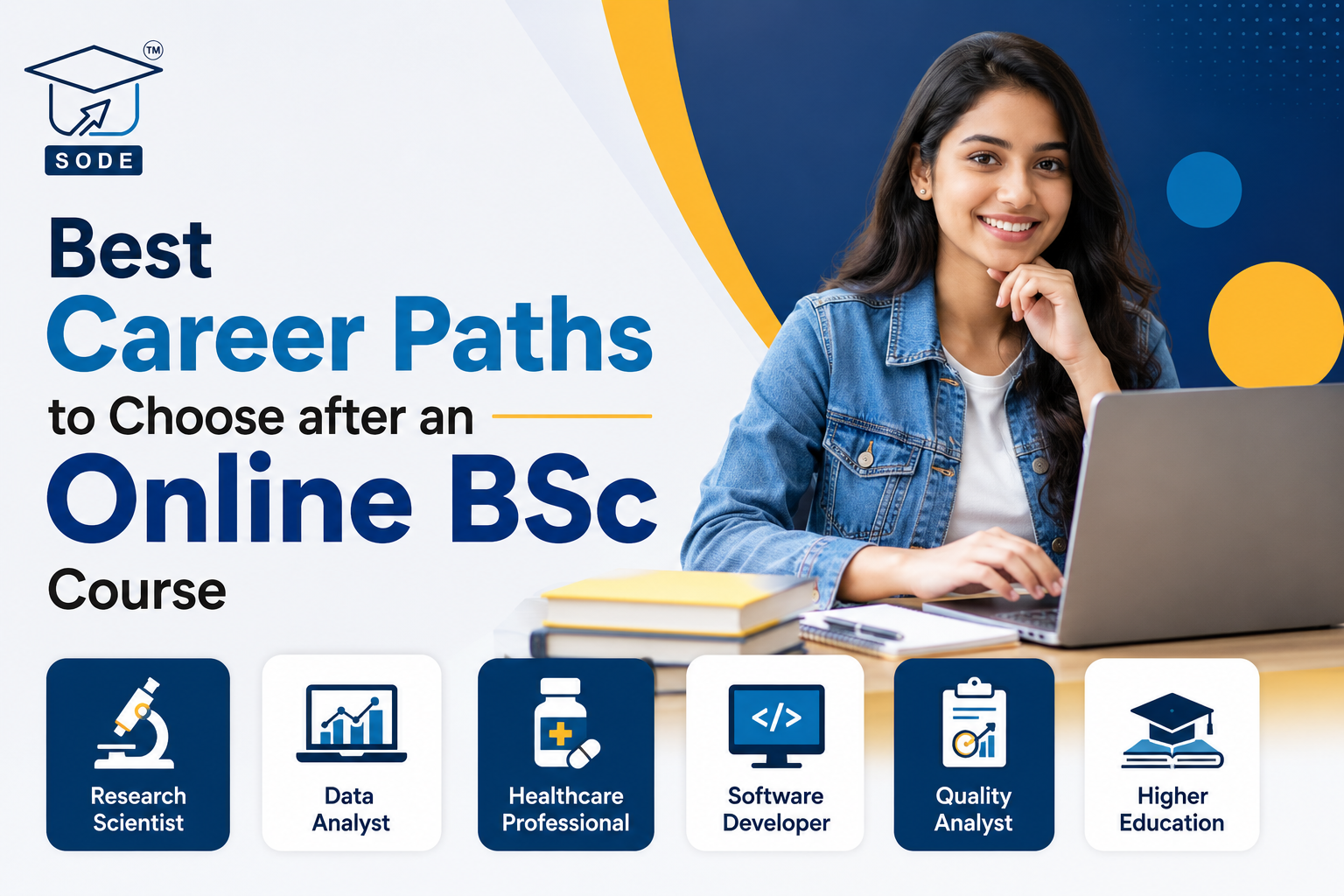 Best Career Paths to Choose after an Online BSc Course