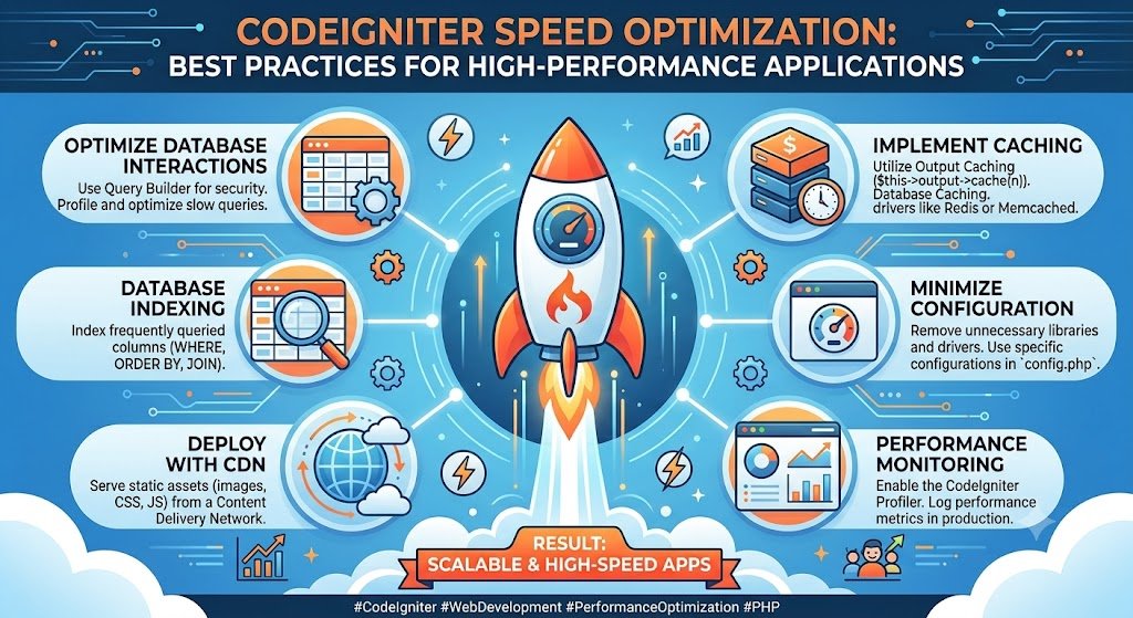 CodeIgniter Speed Optimization: Best Practices for High-Performance Applications