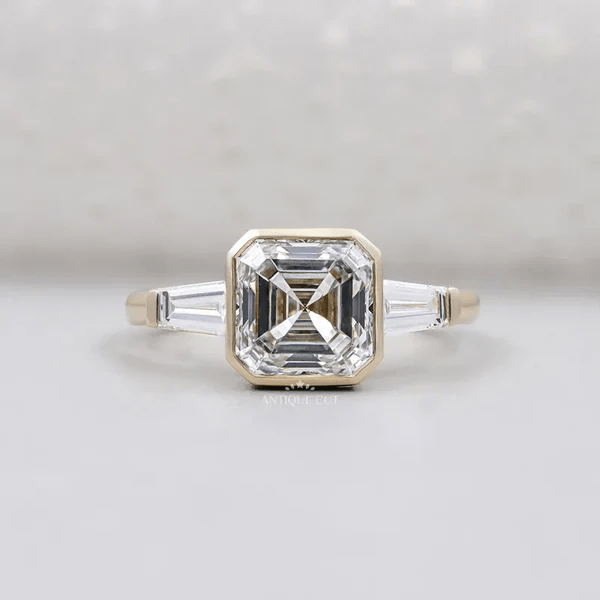 Timeless Asscher Cut Vintage Engagement Rings for Romantic Brides