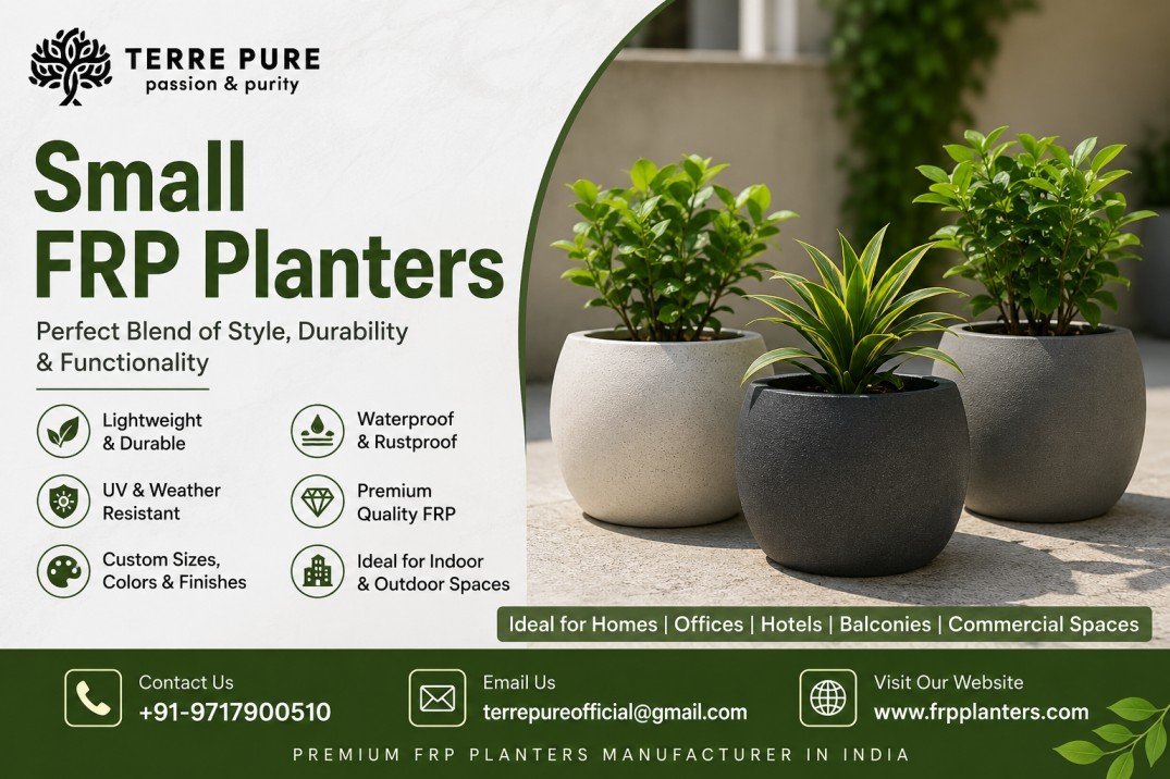 Large FRP Planter: The Perfect Solution for Modern Indoor & Outdoor Landscaping