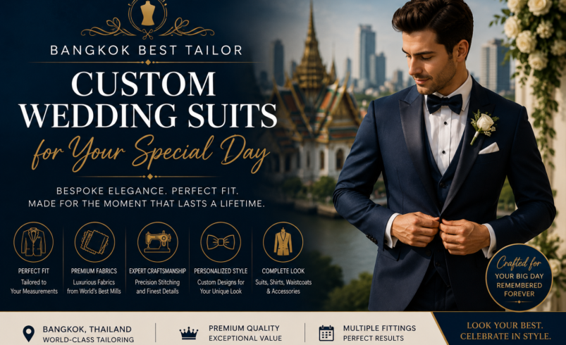 Bangkok Best Tailor: Custom Wedding Suits for Your Special Day