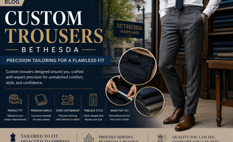 Custom Trousers Bethesda: Precision Tailoring for a Flawless Fit