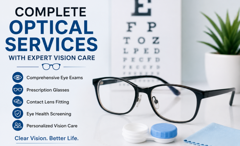 Complete Optical Services with Expert Vision Care