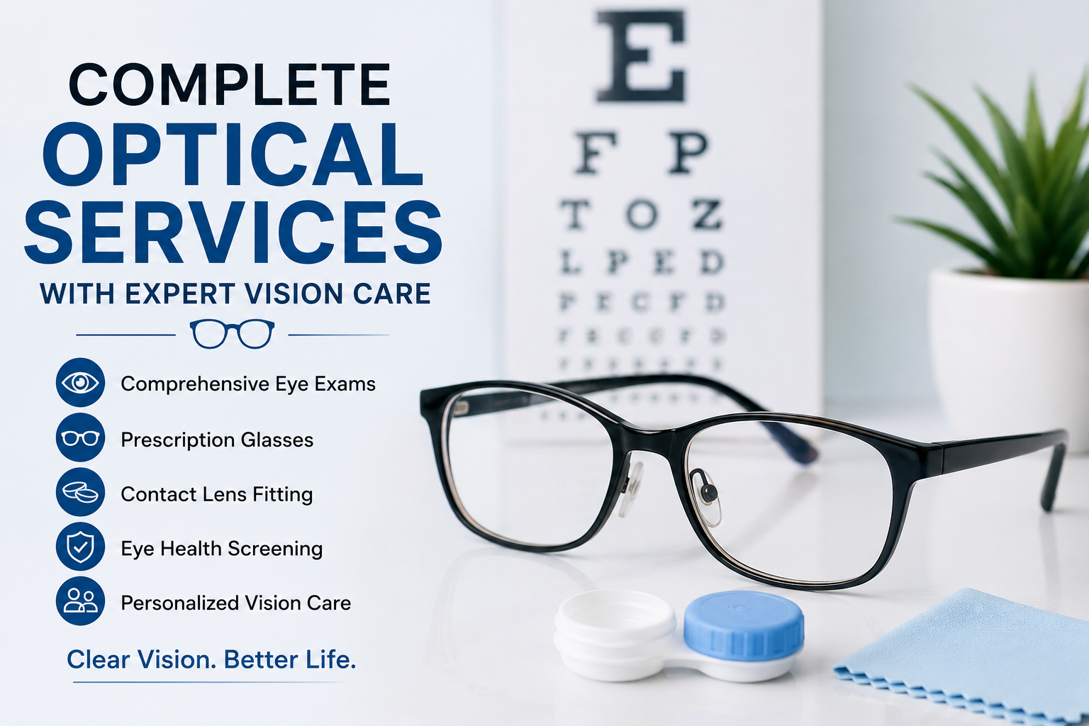 Complete Optical Services with Expert Vision Care