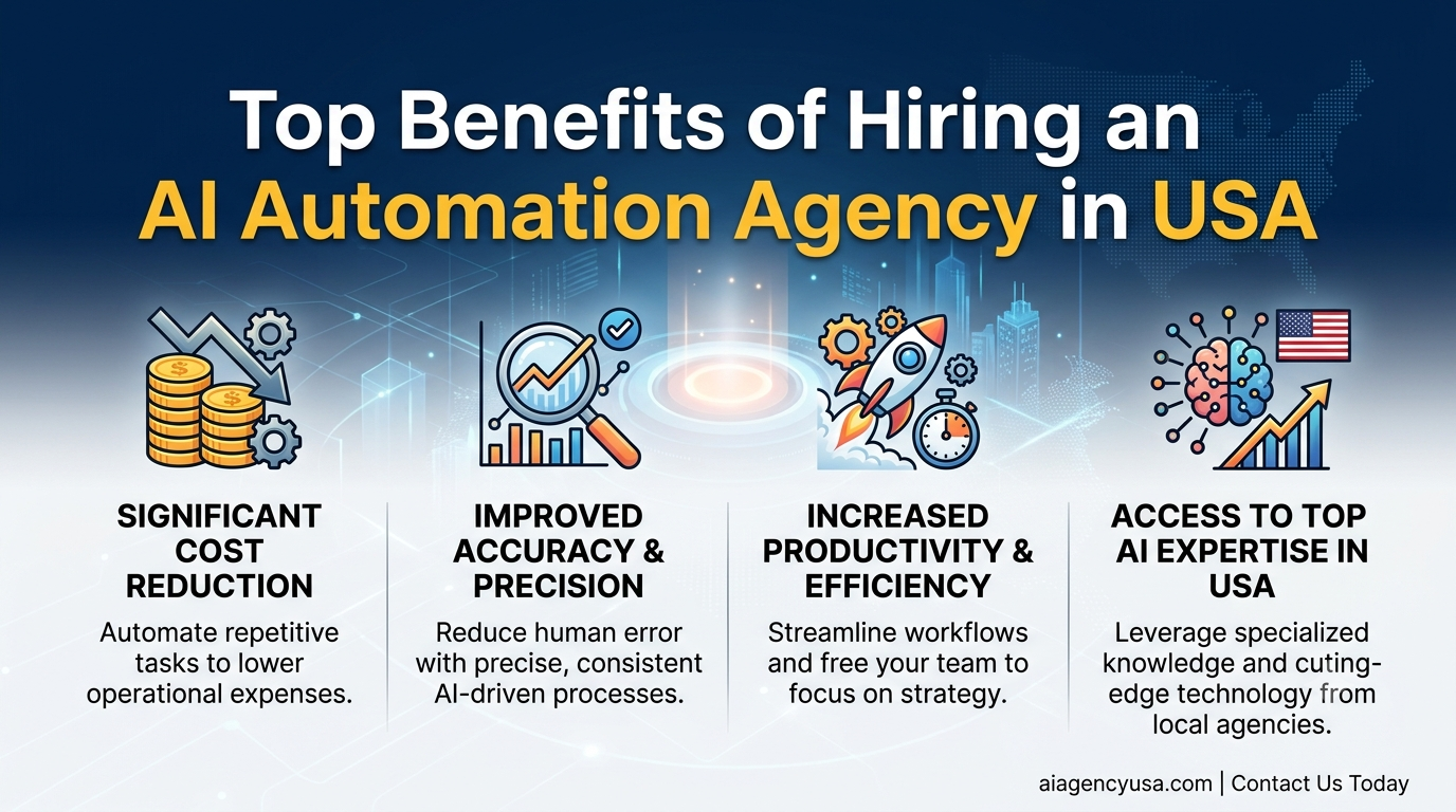 Top Benefits of Hiring an AI Automation Agency in USA