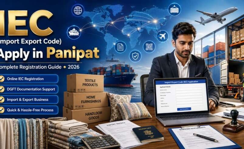 IEC (Import Export Code) Apply in Panipat – Complete Registration Guide
