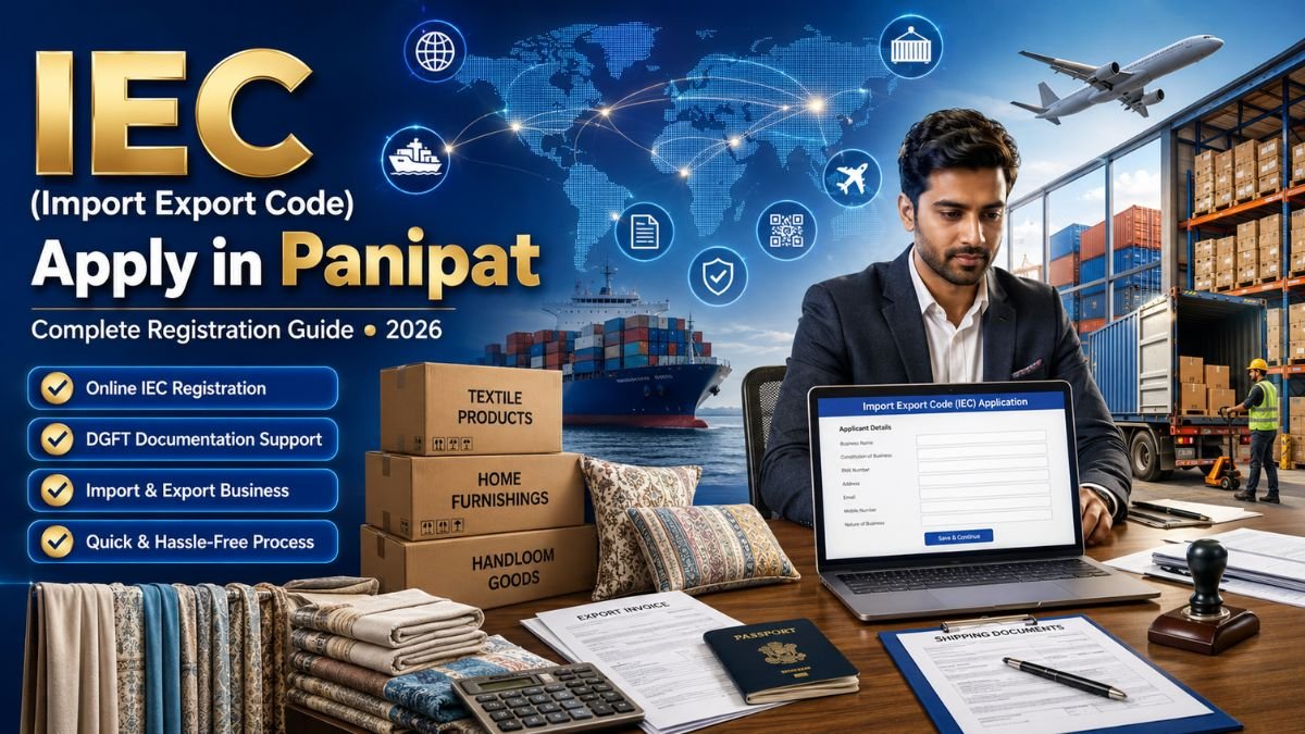 IEC (Import Export Code) Apply in Panipat – Complete Registration Guide