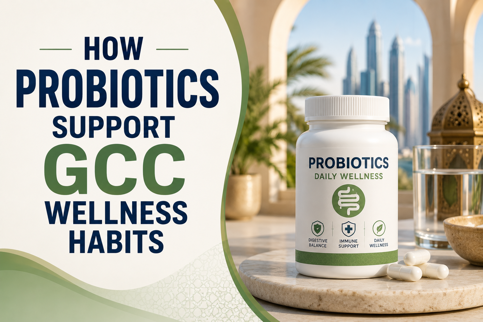 How Probiotics Support GCC Wellness Habits