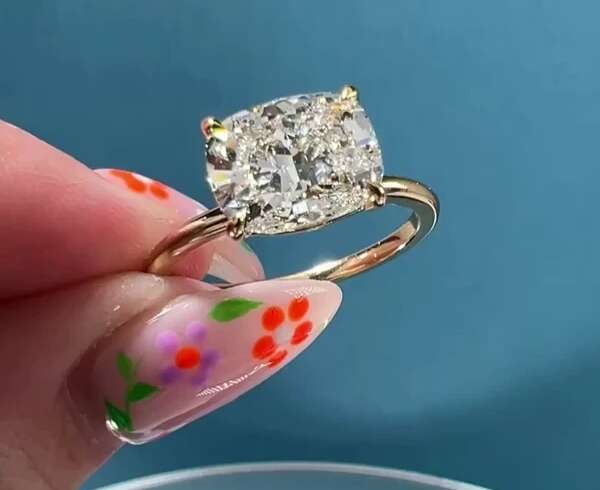How to Care for Your Old Mine Cut Lab Diamond Ring