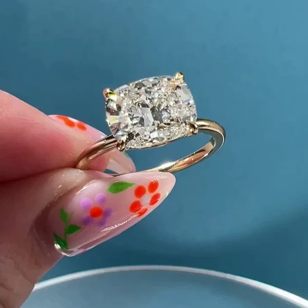 How to Care for Your Old Mine Cut Lab Diamond Ring