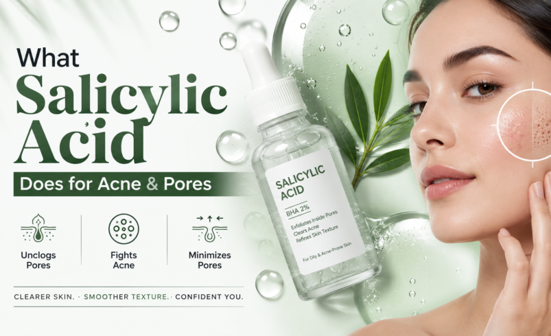 What Salicylic Acid Does for Acne & Pores