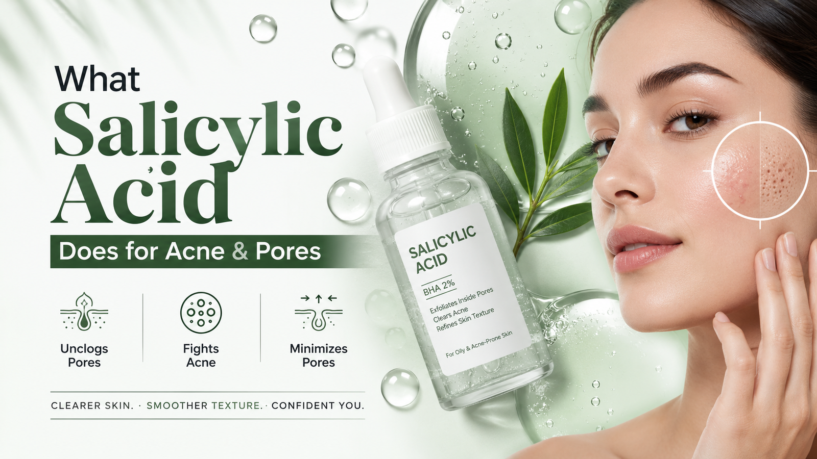 What Salicylic Acid Does for Acne & Pores