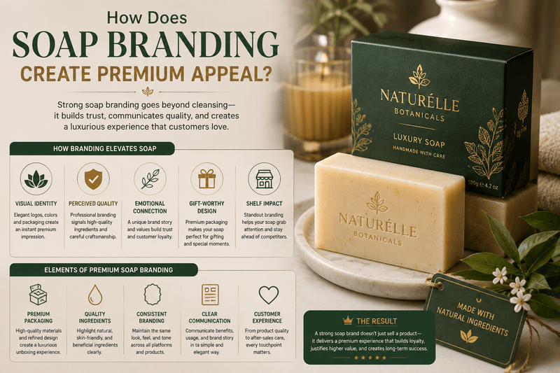 How Does Soap Branding Create Premium Appeal?
