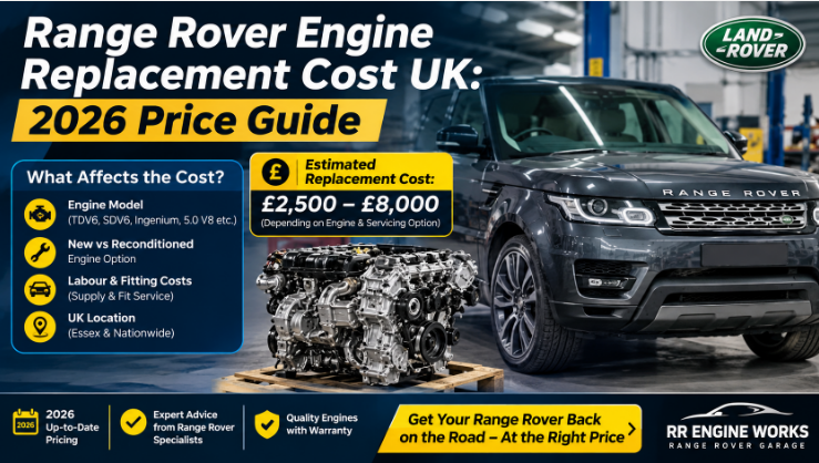 Range Rover Engine Replacement Cost UK: 2026 Price Guide