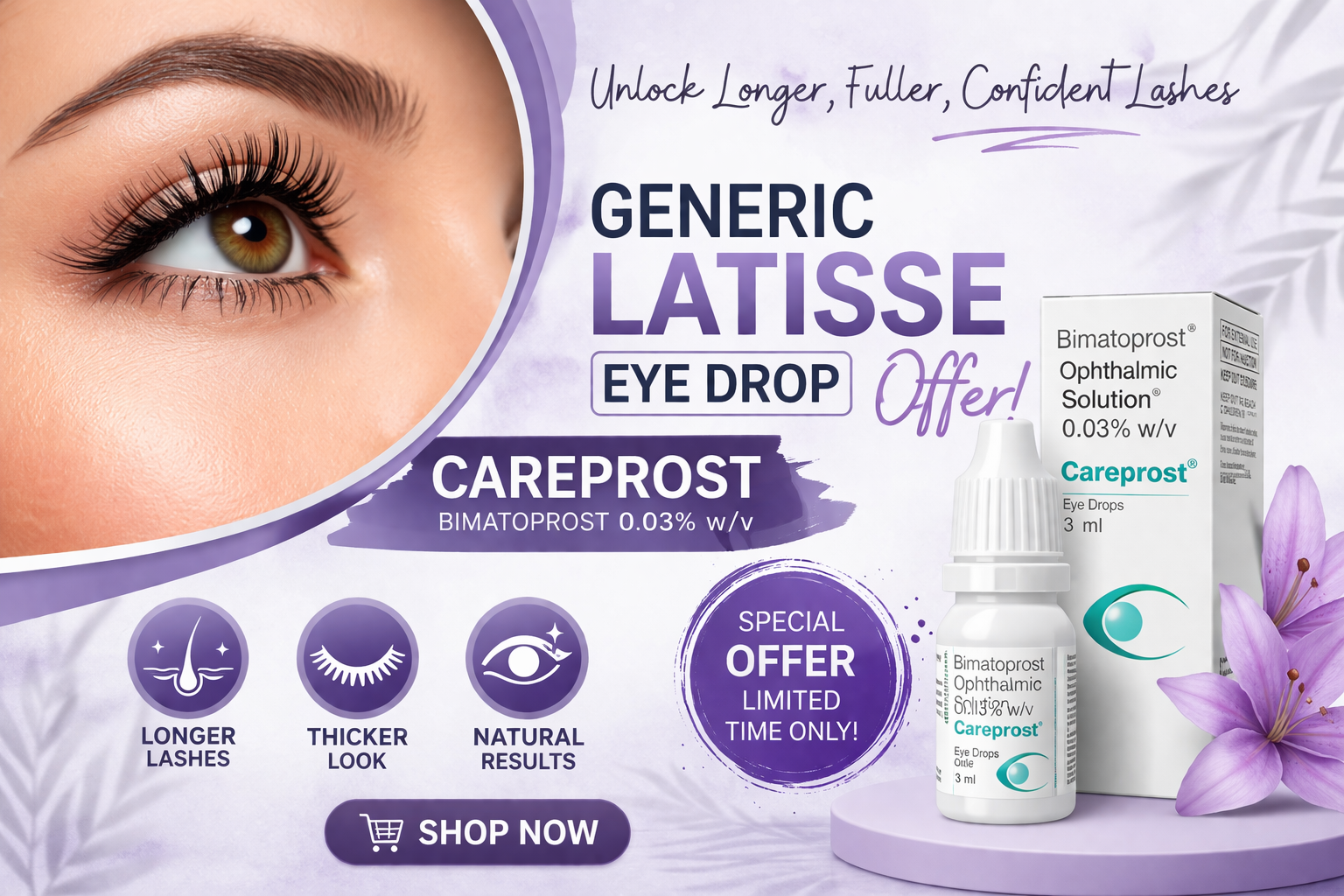 Generic Latisse Online UK – Order Now with Exclusive Discount Offers