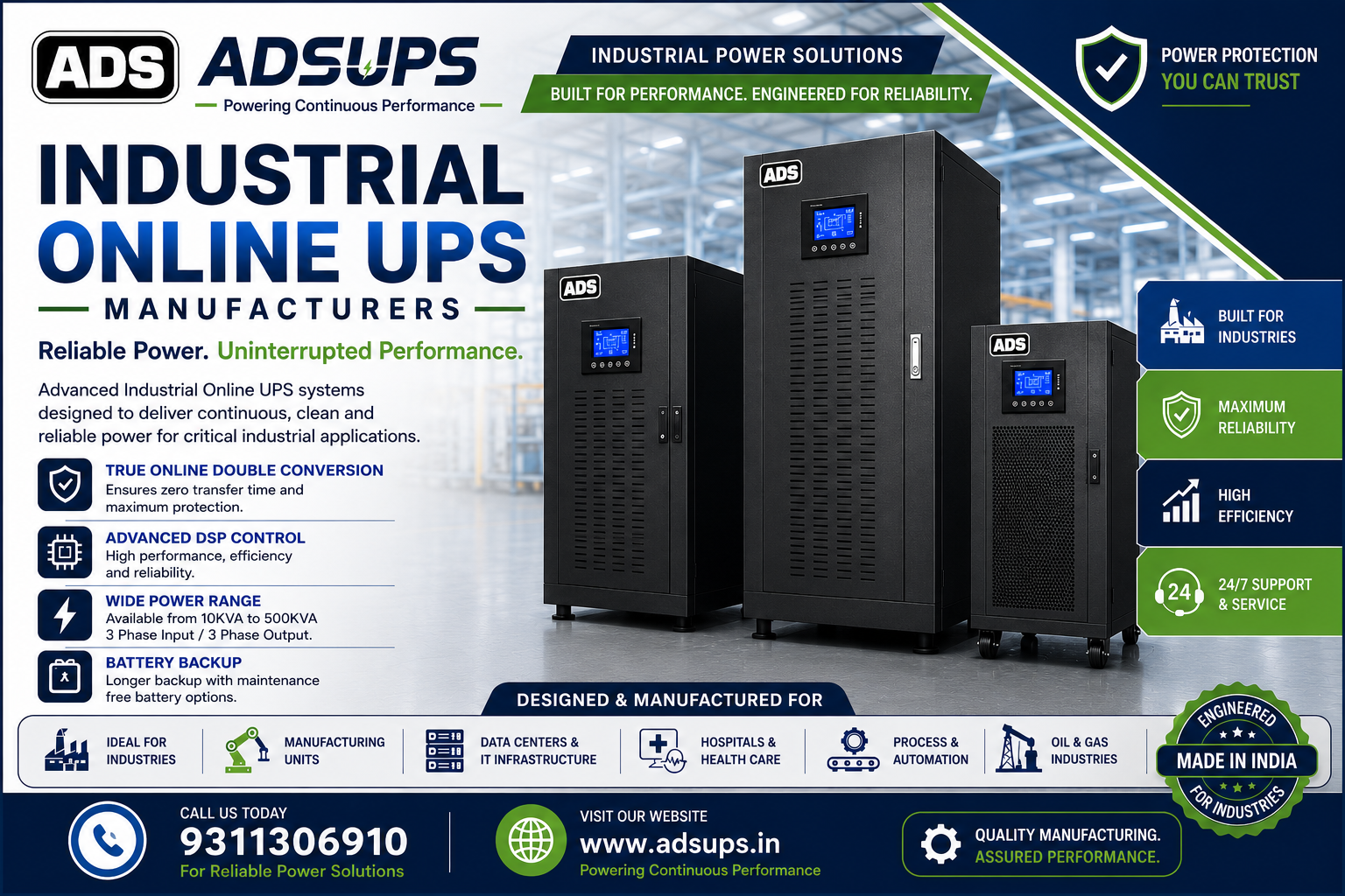 Industrial Online UPS Manufacturer
