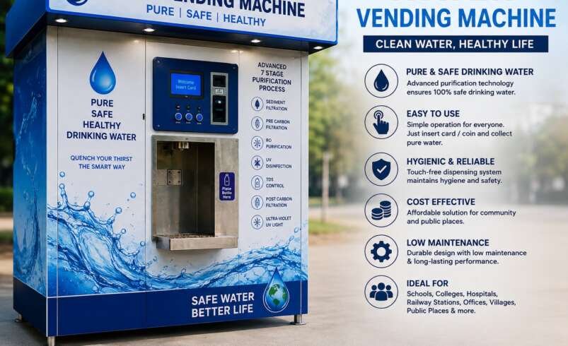 Water Vending Machine India: A Sustainable Investment for Public Health and CSR Success