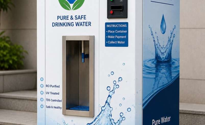 Community Water Centers Powered by Water Vending Technology