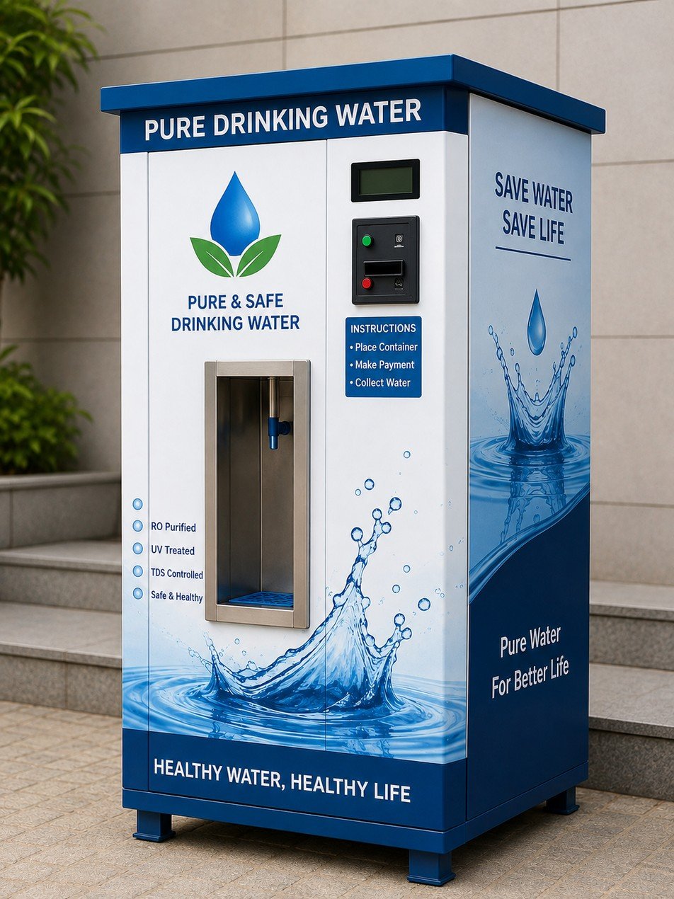 Community Water Centers Powered by Water Vending Technology