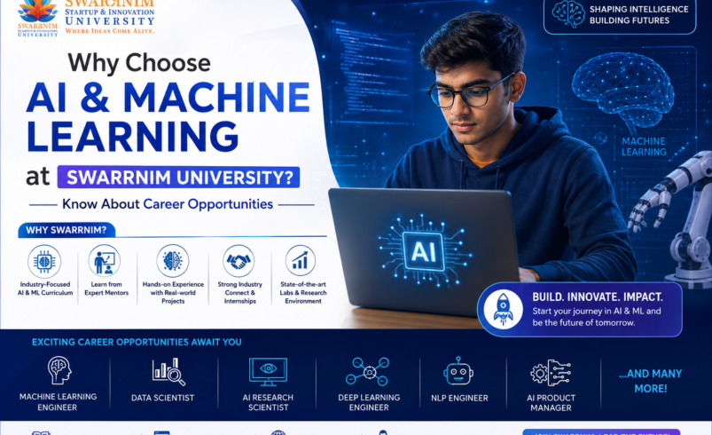 Why Choose AI & Machine Learning at Swarrnim University? Know About Career Opportunities