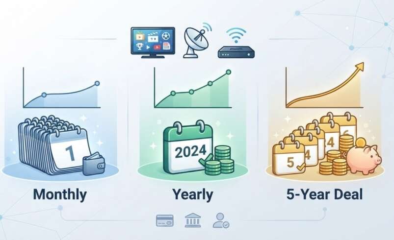 IPTV Subscription Plans Explained: Monthly vs Yearly vs 5-Year Deals