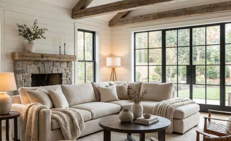 Modern Farmhouse Living Room Decor Ideas for Cozy Homes