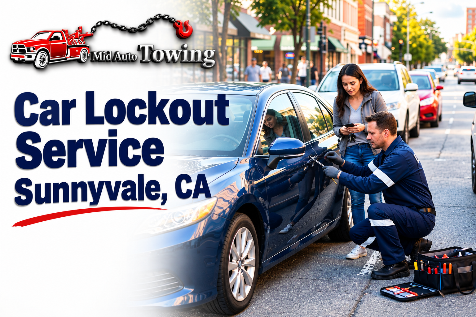 Car Lockout Service Sunnyvale, CA: Reliable Help When You’re Locked Out