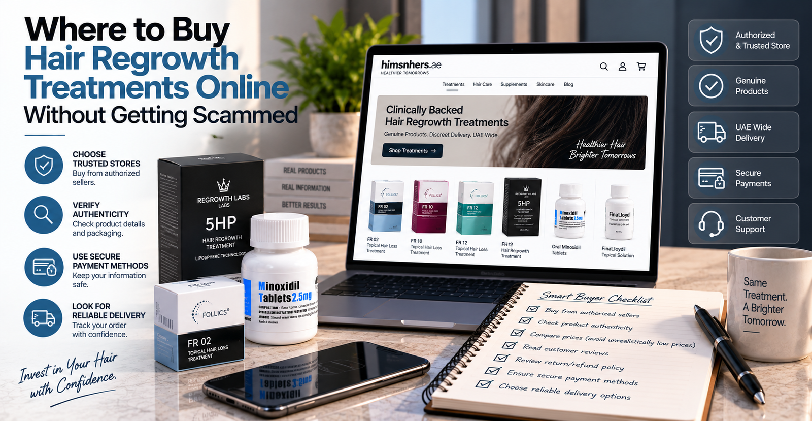 Where to Buy Hair Regrowth Treatments Online Without Getting Scammed