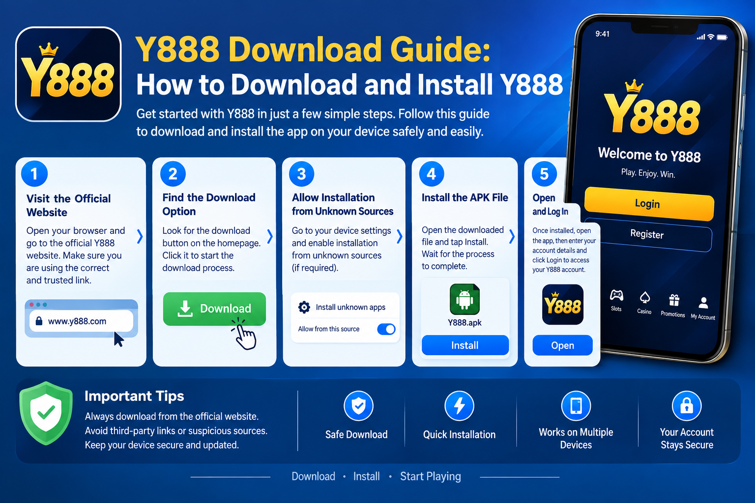 Y888 Download Guide: How to Download and Install Y888