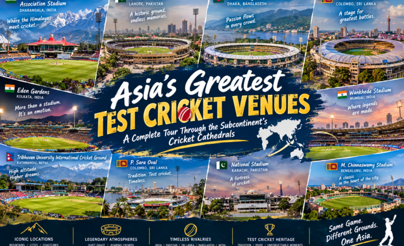 Asia’s Greatest Test Cricket Venues: A Complete Tour Through the Subcontinent’s Cricket Cathedrals