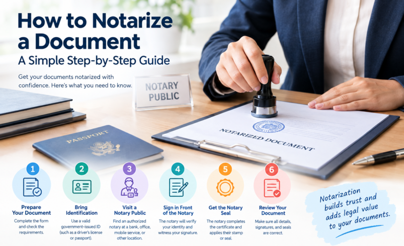 How to Notarize a Document Without Common Mistakes