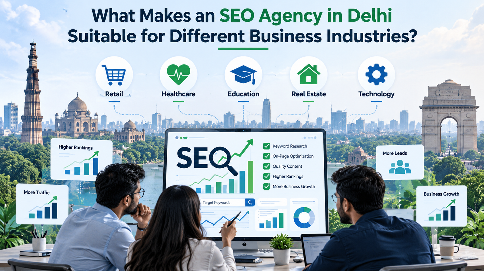 What Makes an SEO Agency in Delhi Suitable for Different Business Industries?