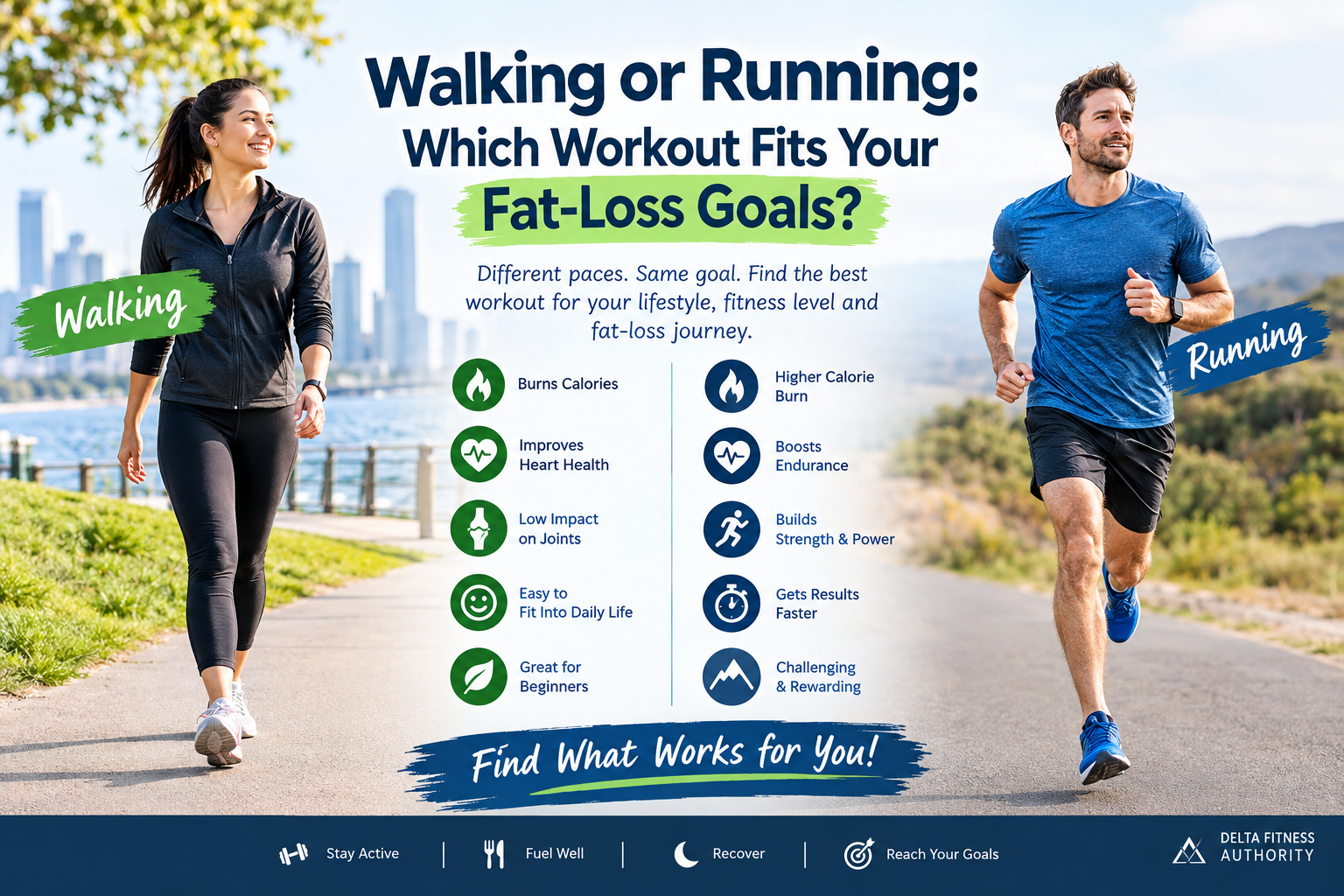 The Best Cardio for Fat Loss: Walking, Running, or a Combination of Both?