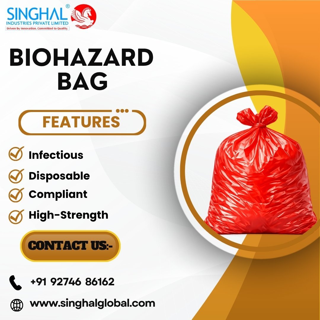 Durable Biohazard Bags for Reliable Waste Containment