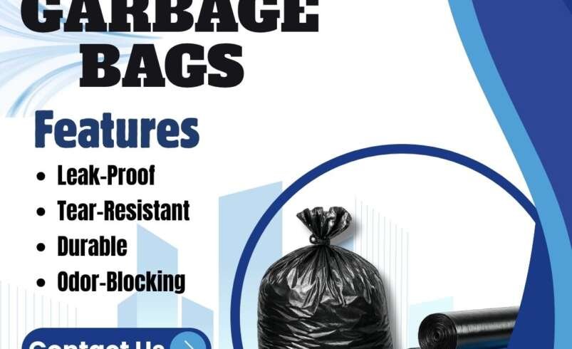 Strong and Practical Garbage Bags for Everyday Waste