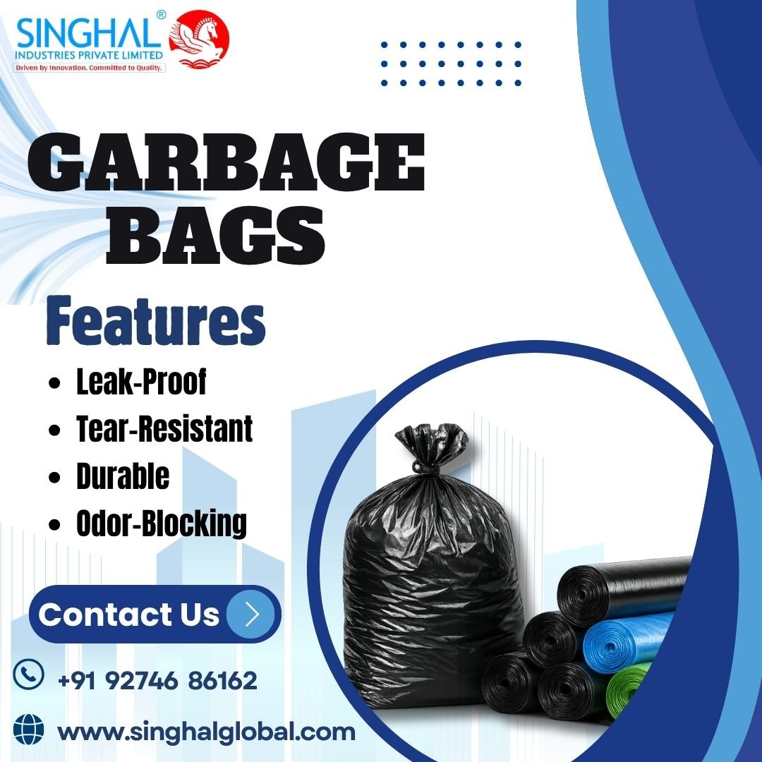 Strong and Practical Garbage Bags for Everyday Waste