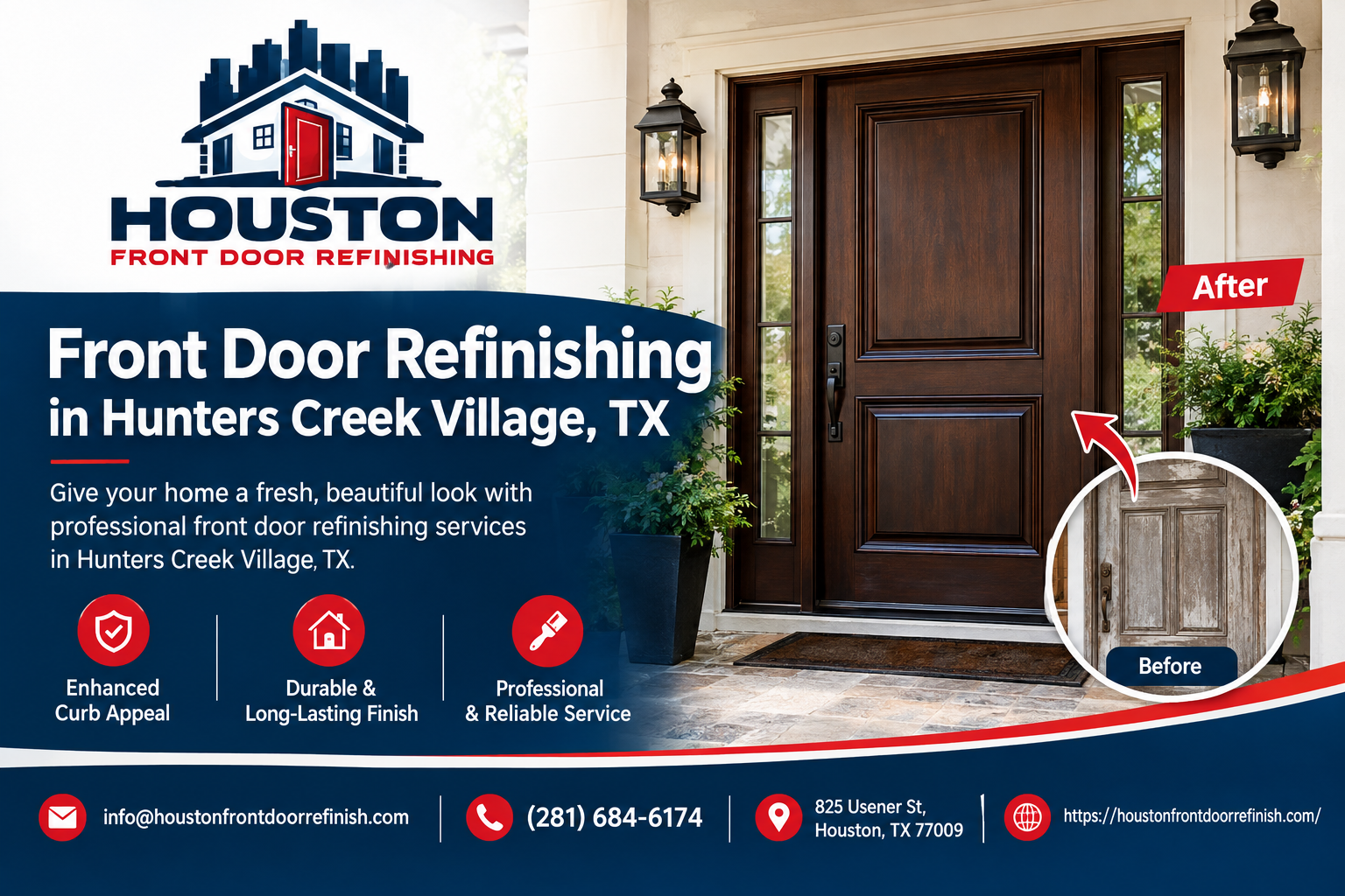 Give Your Home a Fresh First Impression with Professional Front Door Refinishing