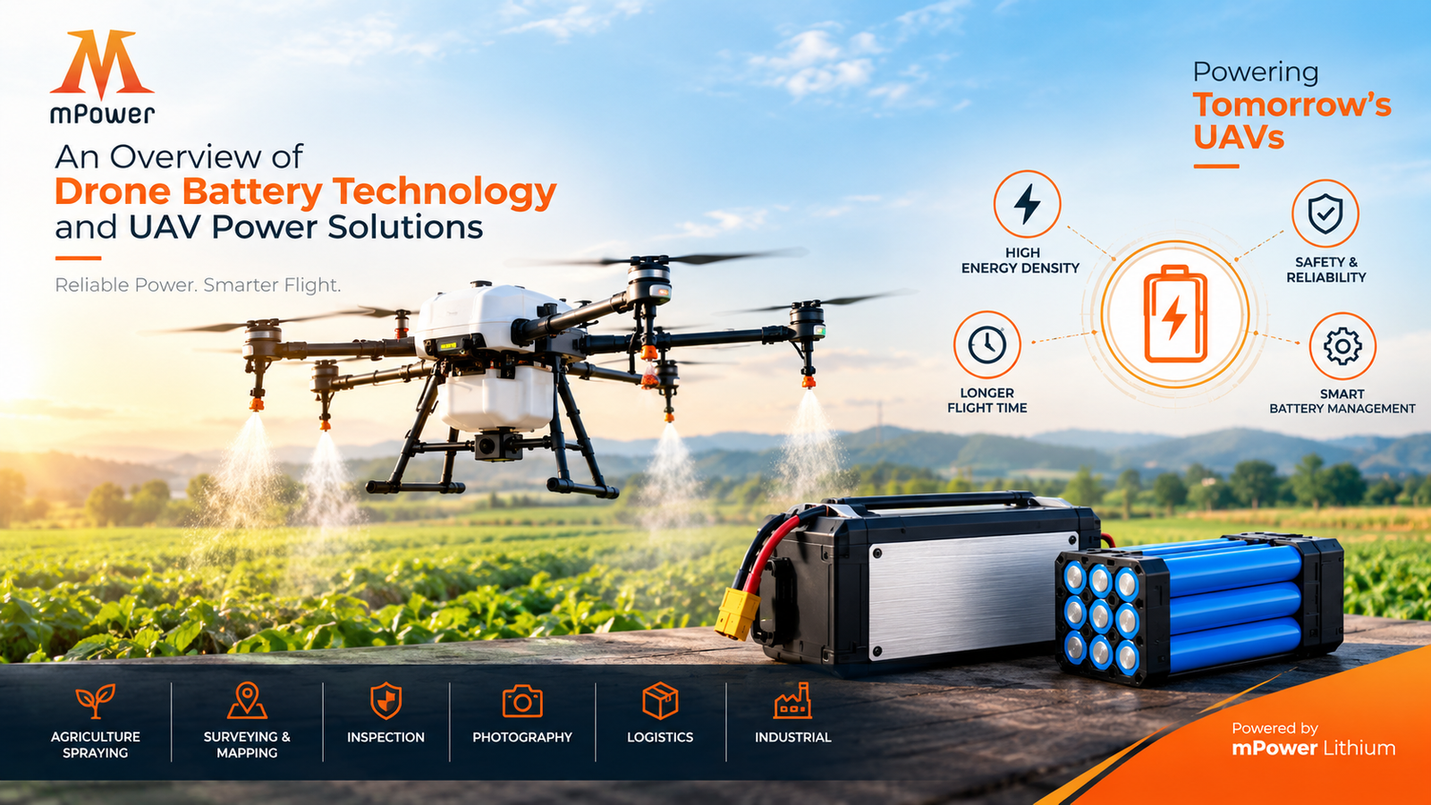 An Overview of Drone Battery Technology and UAV Power Solutions | mPower Lithium