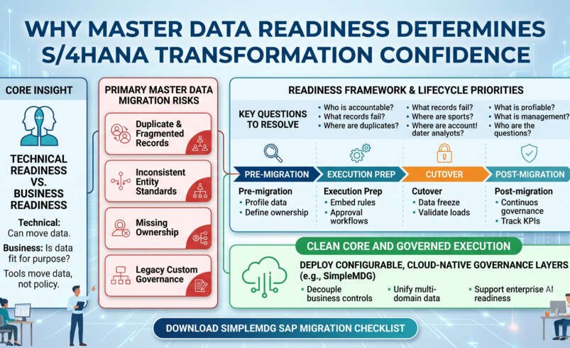 Why Master Data Readiness Determines S/4HANA Transformation Confidence