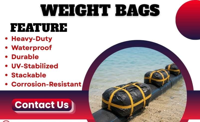 Efficient Pipeline Weight Bags for Infrastructure Projects