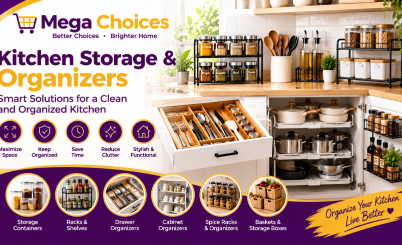 Kitchen Storage & Organizers: Smart Solutions for a Clean and Organized Kitchen