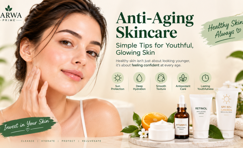 Anti-Aging Skincare: Simple Tips for Youthful, Glowing Skin
