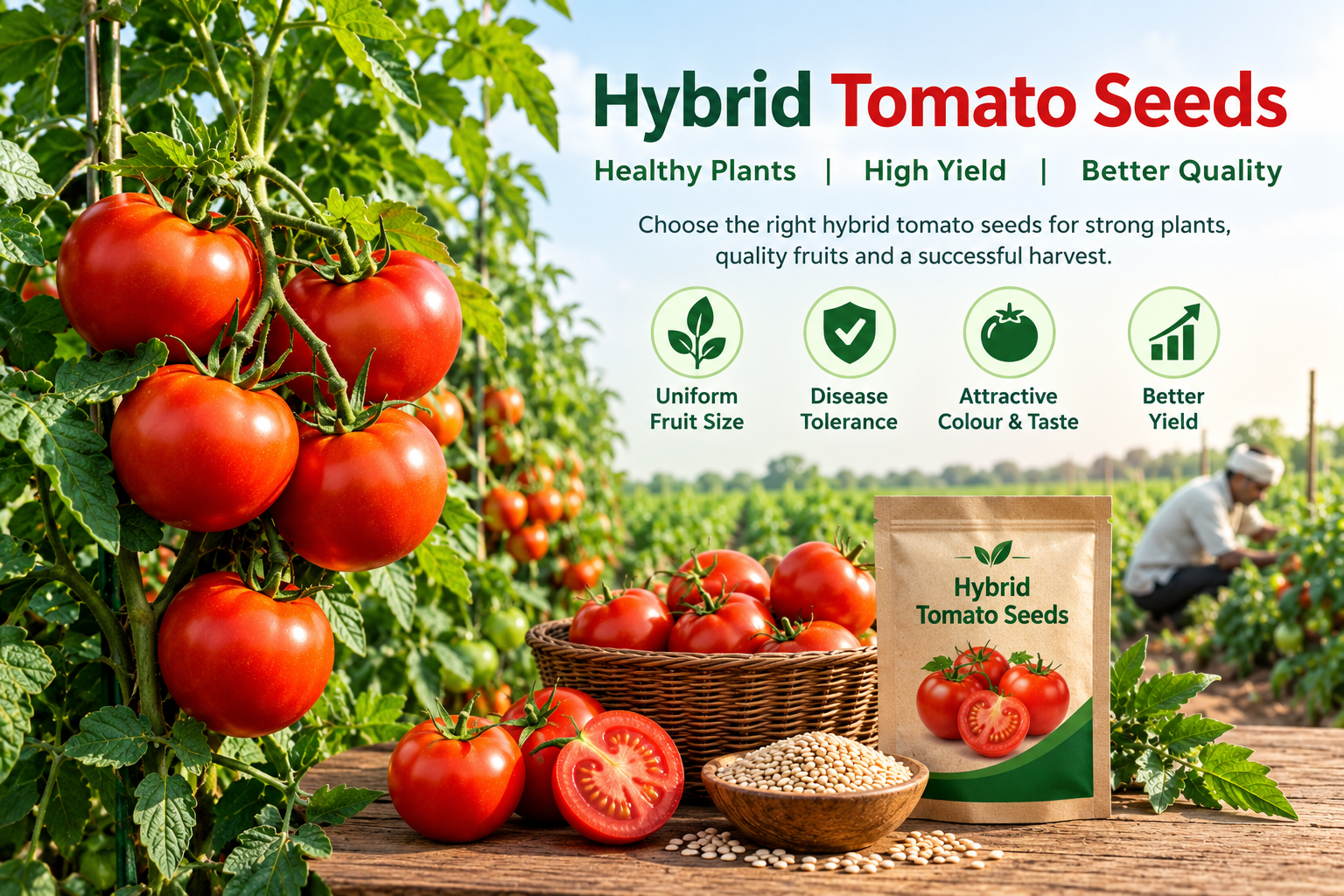 Hybrid Tomato Seeds: A Smart Choice for Modern Tomato Farming