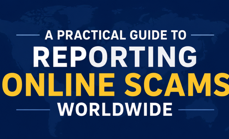 A Practical Guide to Reporting Online Scams Worldwide