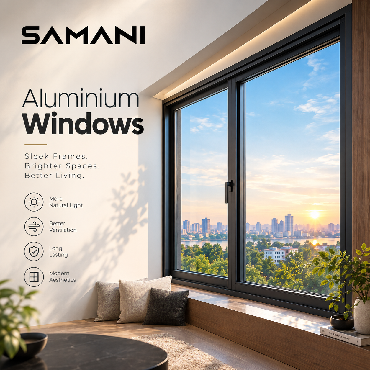Aluminium Windows: The Perfect Blend of Style, Strength, and Modern Living