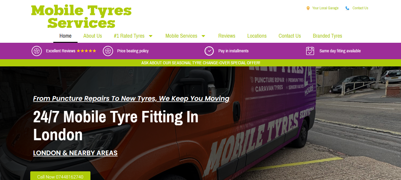 Mobile Tyre Fitting Croydon: Convenient Tyre Services for Everyday Drivers
