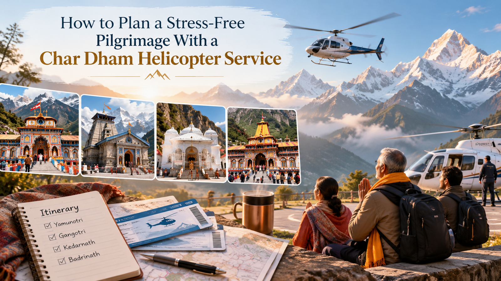 How to Plan a Stress-Free Pilgrimage With a Char Dham Helicopter Service